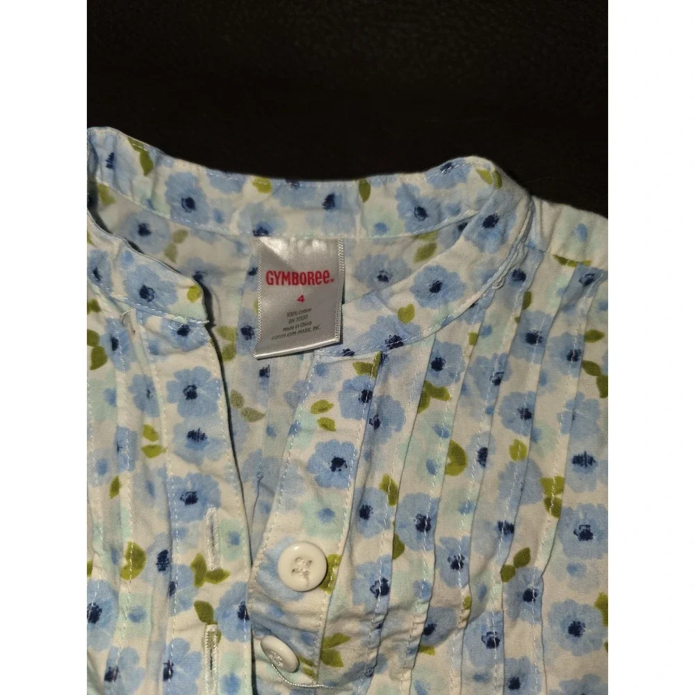 Gymboree‎ Malibu cowgirl floral top size 4 skort size 3